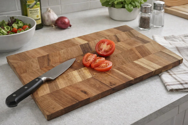 Tabla de Cortar de Madera Acacia Pure Wood 40 x 25 cm Cookinglife - Tabla de Cortar y Preparar de Madera