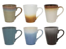 Tazas de capuchino Studio Tavola - Tazas de café con asa - Storm - 310 ml - 6 piezas