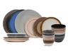 Juego de vajilla Studio Tavola Earth 24 piezas / 6 personas - 6 platos llanos, 6 platos para desayuno, 6 cuencos y 6 cuencos pequeños