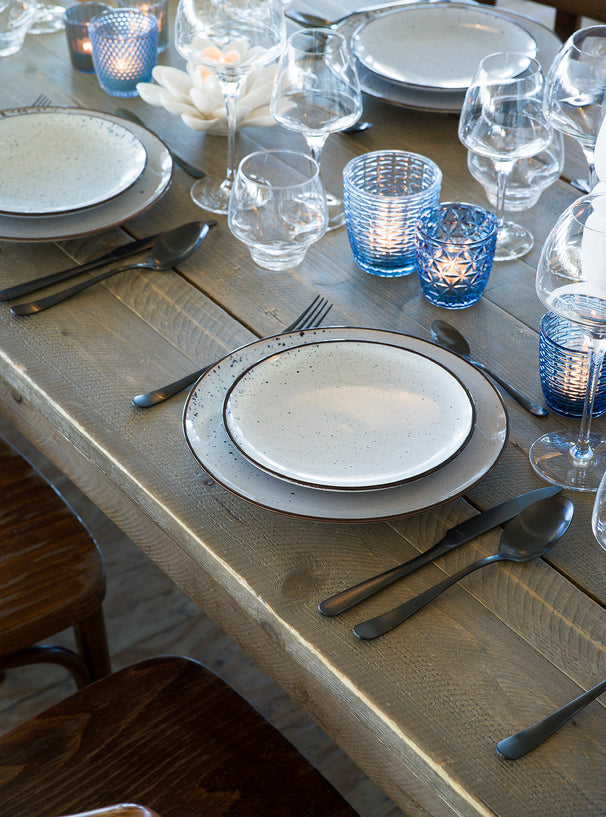 Cosy & Trendy Dinerborden Tessa Blue - ø 26.5 cm - 6 Stuks