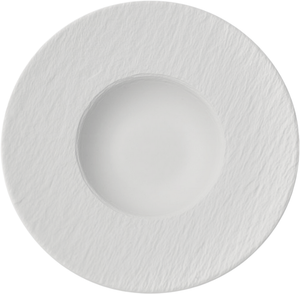 Plato Hondo / para Pasta Villeroy & Boch Manufacture Rock - Blanco - ø 28 cm