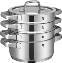 WMF Pannenset Compact Cuisine - 5 Delig - Kookpan ø 16, 16, 20 en 20 cm en Steelpan ø 14 cm