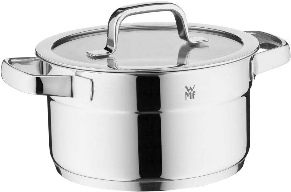 WMF Pannenset Compact Cuisine - 5 Delig - Kookpan ø 16, 16, 20 en 20 cm en Steelpan ø 14 cm