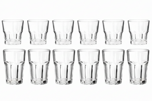Cookinglife Waterglazen 250 ml & 350 ml - Glas - 12 stuks