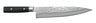 Yaxell Koksmes Zen 24 cm - 37 laags roestvrij damast staal - canvas Micarta heft