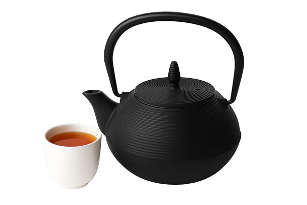 Tetera Cookinglife Sakura Tea hierro fundido rayas 800 ml