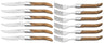 Blackwell Steakbestek Laguiole - Steakmessen & Steakvorken - Olijfhout - 12 Stuks