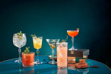 Bormioli Rocco Cocktail Glasses / Whiskey Glasses / Water Glasses America 20's - 380 ml - 6 pieces