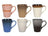 Tazas de capuchino Studio Tavola - Tazas de café con asa - Earth - 310 ml - 6 piezas