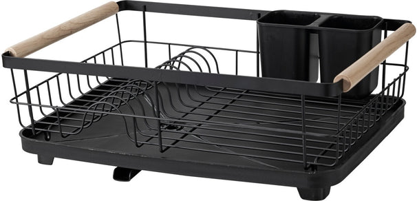 Cookinglife Escurreplatos con bandeja - Metal - 42 x 30 x 4 cm