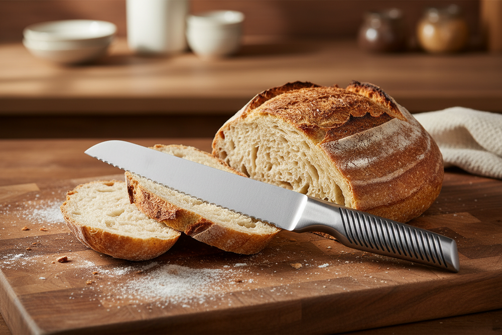 Cookinglife Bread Knife - Chef's Essential - Stainless Steel - 34 cm