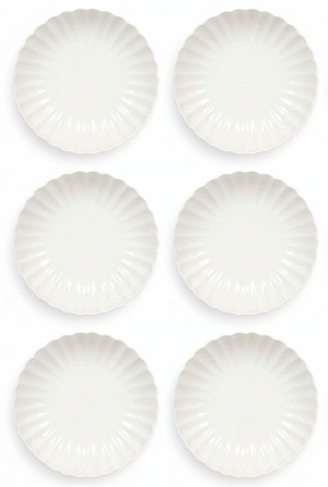 Cookinglife Diepe Borden / Pastaborden Cardida Off White ø 20 cm - 6 Stuks