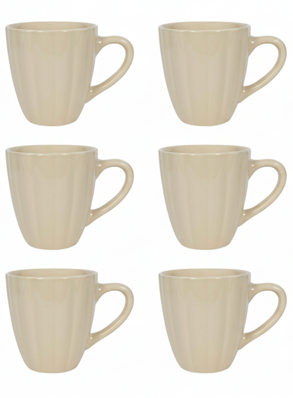 Cookinglife Mokken Cardida Beige 350 ml - 6 stuks