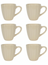 Cookinglife Mokken Cardida Beige 350 ml - 6 stuks