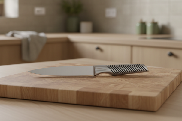 Cookinglife Cuchillo de Oficina - Esencial para Chef - Acero Inoxidable - 25 cm