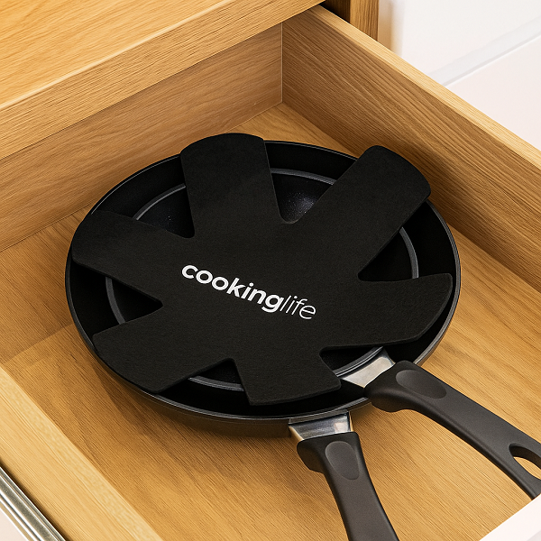 Cookinglife Pan Protectors Anthracite ø 38 cm - 2 pieces