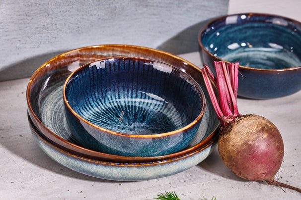Cosy & Trendy Deep plate Atlantis Stripe ø 24 cm