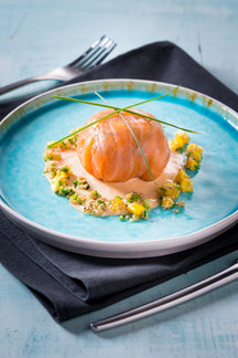 Cosy & Trendy Platos para desayuno / Platos para postre - Laguna Azzurro ø 22 cm - 4 piezas