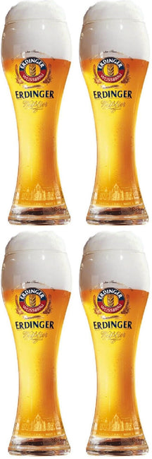 Erdinger Bierglazen Weizen 500 ml - 4 stuks