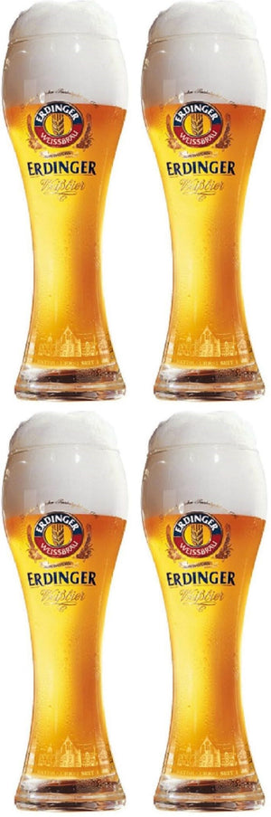 Erdinger Bierglazen Weizen 500 ml - 4 stuks