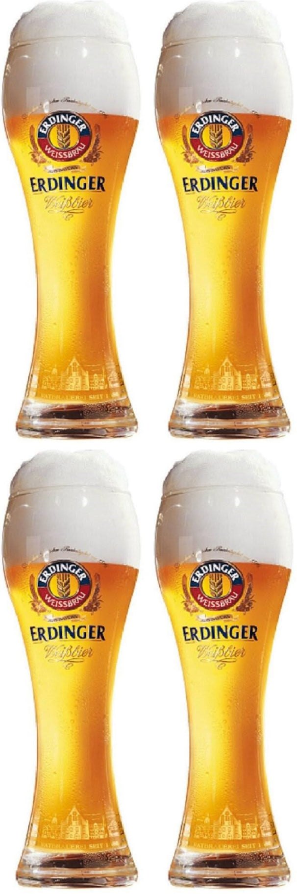 Erdinger Bierglazen Weizen 500 ml - 4 stuks