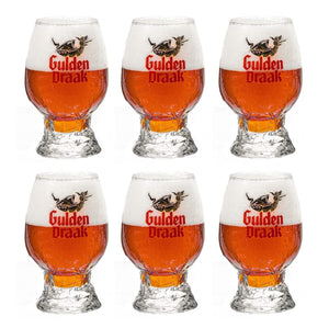 Gulden Draak Vaso de cerveza Bokaal 330 ml - 6 piezas