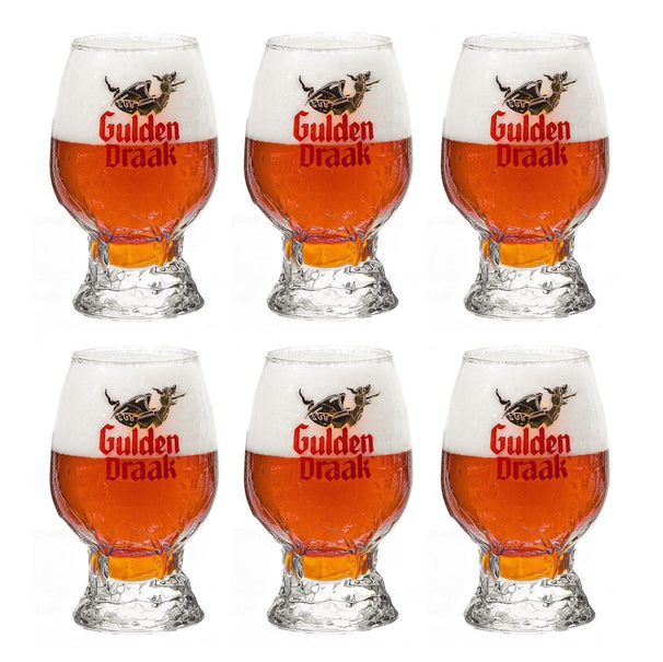Gulden Draak Vaso de cerveza Bokaal 330 ml - 6 piezas