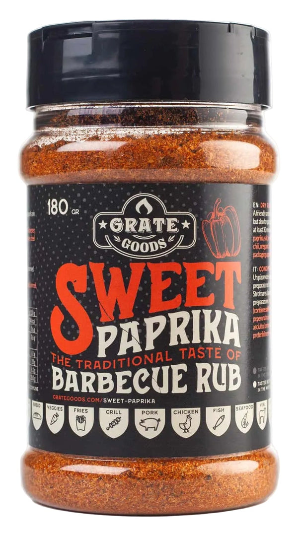 Grate Goods BBQ Rub Pimentón dulce Premium - 180 gramos