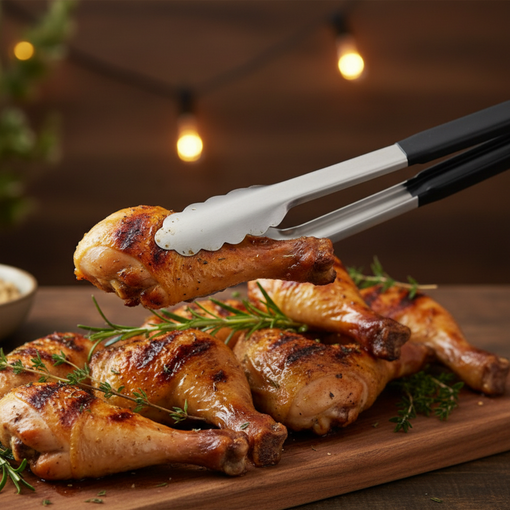 Cookinglife Grill BBQ Tang RVS 24 cm