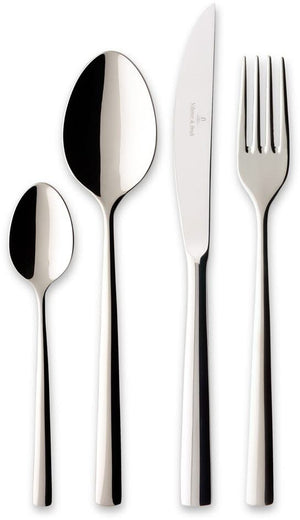 Villeroy & Boch Bestekset Piemont - 18/10 RVS - 4-delig / 1 persoons