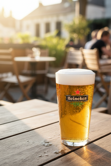 Heineken Bierglazen Vaasje - 250 ml - 6 stuks