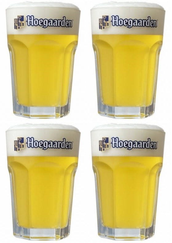 Hoegaarden Bierglazen Witbier 330 ml - 4 stuks