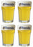 Hoegaarden Bierglazen Witbier 330 ml - 4 stuks