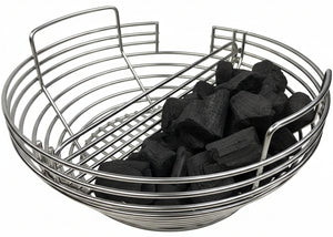 Keij Kamado Cesta de Carbón (X)Large - para Kamados de 21/23 pulgadas - con espacio para chipfeeder - Universal