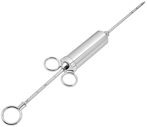 Keij Kamado Pulverizador de Marinada / Jeringa para Inyección de Carne Acero Inoxidable