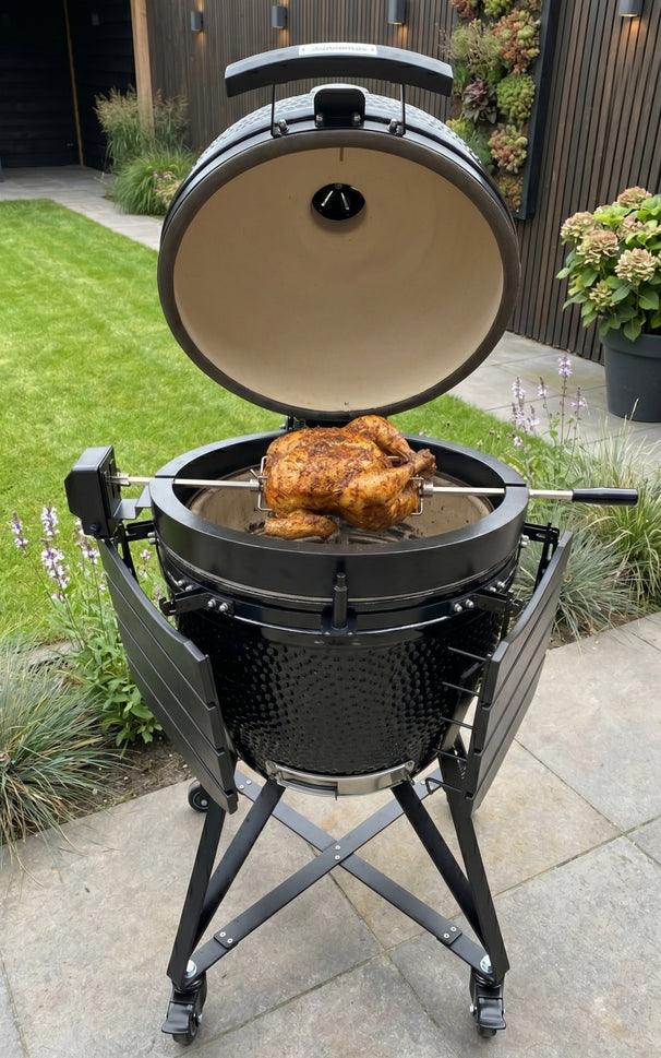 Keij Kamado Asador Giratorio Large - para Kamados de 21 pulgadas - Universal