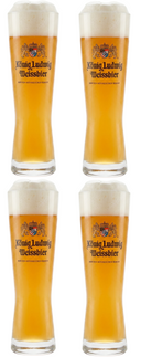 Konig Ludwig Bierglazen Weizen 500 ml - 4 stuks