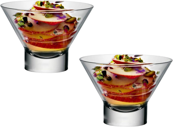 Bormioli Rocco Copas de helado - Vasos para sorbete - Ypsilon - 375 ml - 2 piezas
