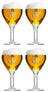 Leffe Bierglazen 250 ml - 4 stuks