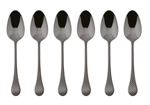 Sambonet Cucharas para Café Taormina Negro 6 Piezas