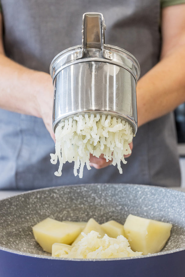 Master Class Pureeknijper Deluxe RVS 31 cm - Aardappelpers Pureestamper