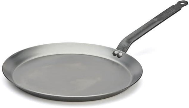 De Buyer Pannenkoekenpan / Crepepan Carbon Plus - Plaatstaal- ø 30 cm - zonder anti-aanbaklaag