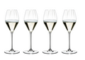 Riedel Wijnglazenset - Champagneglazen - Flutes - Performance - 375 ml - 4 Stuks