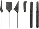Cuchillo para queso y mantequilla Laguiole Style de Vie Negro - 6 unidades