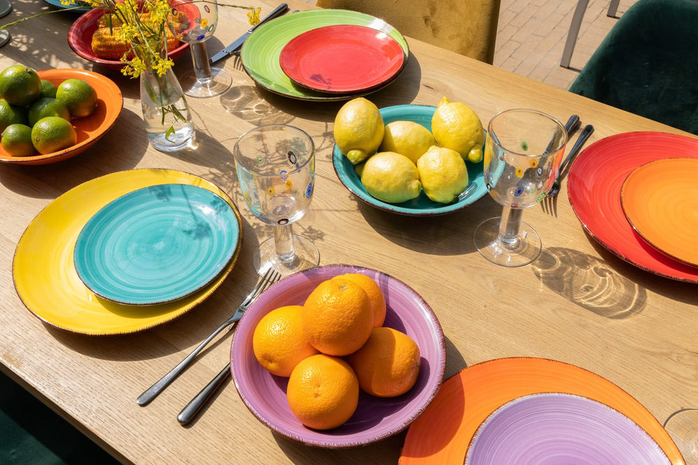 Platos para desayuno / postre Studio Tavola Sunny Summer ø 19 cm - 6 unidades