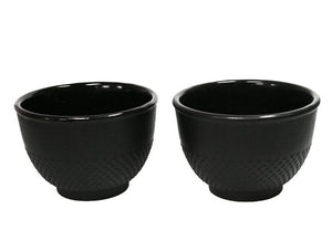 Tazas de té Cookinglife - Hierro fundido - Negro - 2 unidades