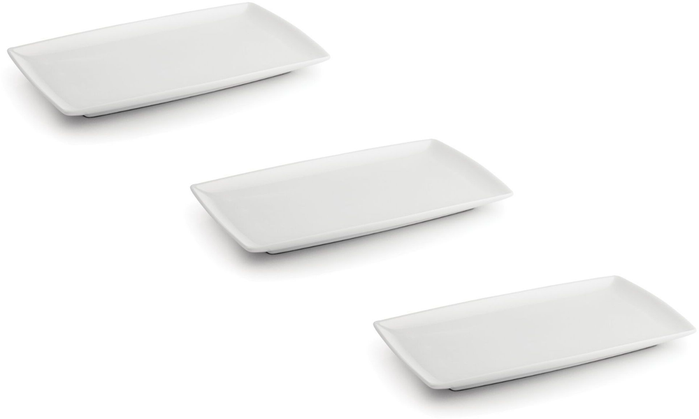 BonBistro Aspergeschalen XL / Serveerschalen Yong Squito 33 x 21 cm - 3 stuks