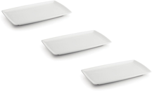 BonBistro Aspergeschalen XL / Serveerschalen Yong Squito 33 x 21 cm - 3 stuks
