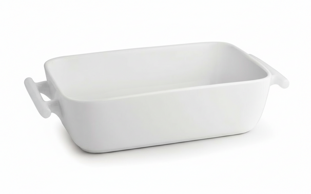 BonBistro Ovenschalen Yong Squito - Wit - 39 x 24 x 6 cm / 3.5 Liter - 2 stuks